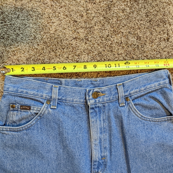 Lee Riders Straight Leg Jeans size 33 1/2 - Picture 3 of 6